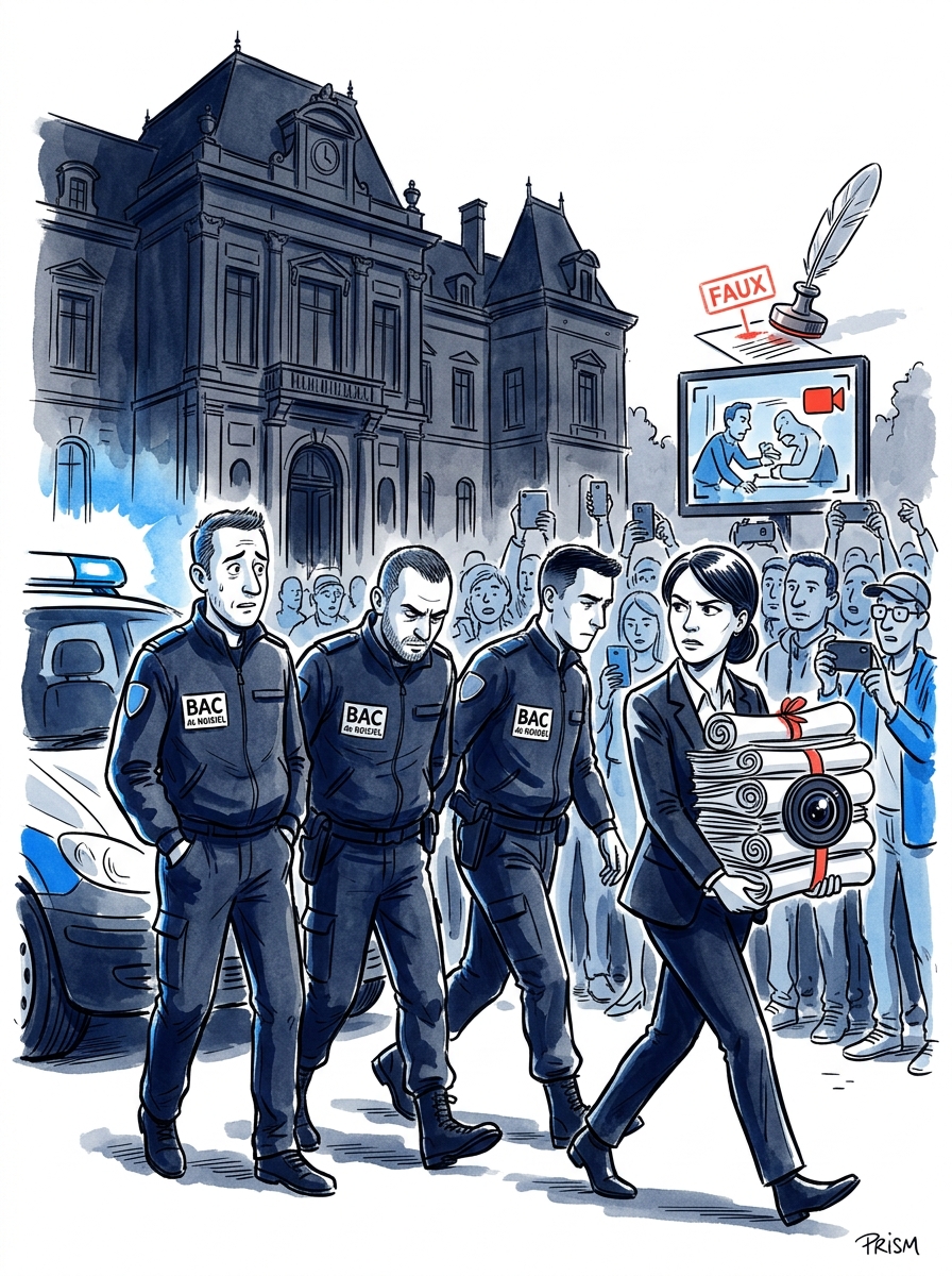 Trois policiers de la BAC de Noisiel renvoyés en correctionnelle pour violences volontaires et faux procès-verbaux