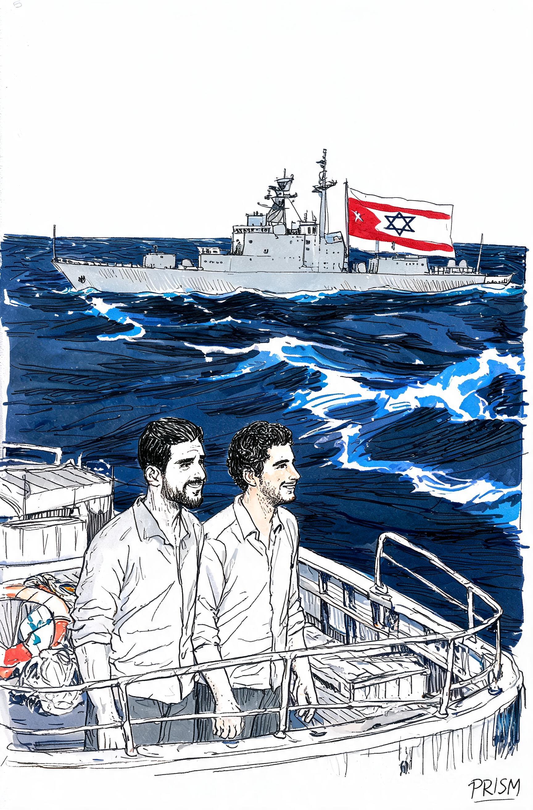 Flottille pour Gaza : Israël libère deux militants après une détention controversée de dix jours