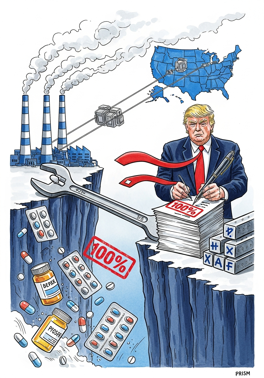 Donald Trump impose des droits de douane sur les médicaments pour forcer la relocalisation industrielle américaine