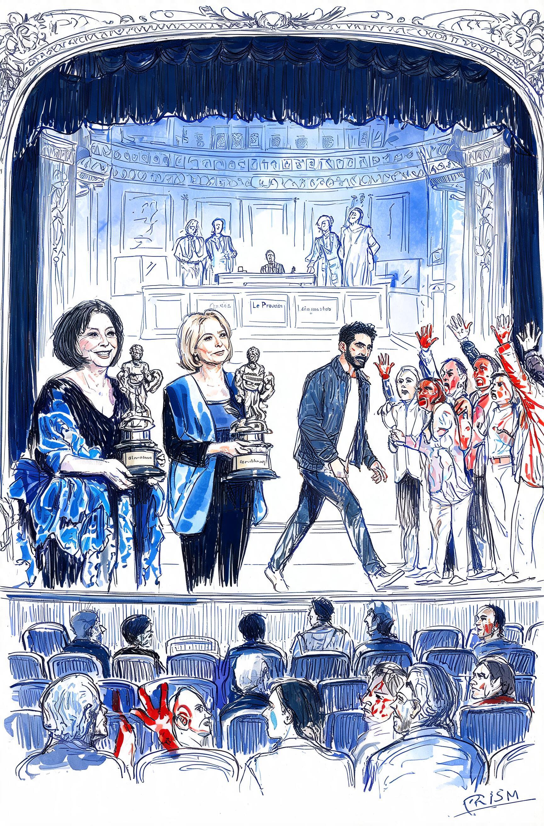 La 37e cérémonie des Molières célèbre le théâtre français ce soir aux Folies Bergère à Paris