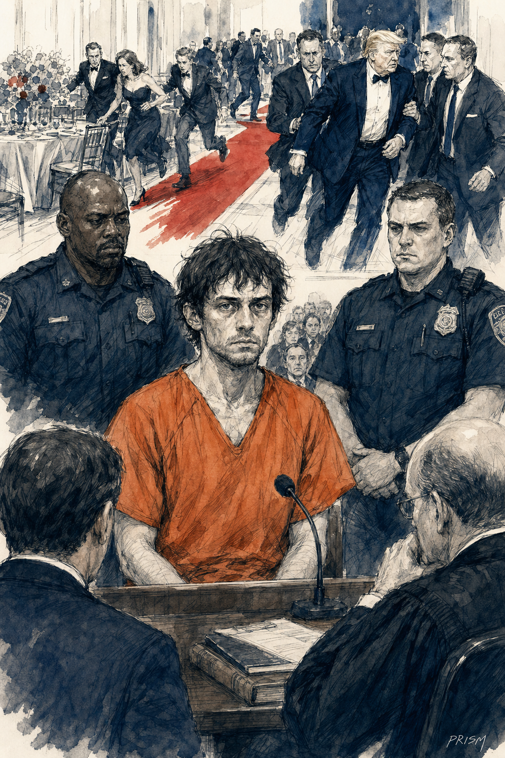 États-Unis : le suspect de l’attaque du dîner des correspondants présenté à la justice américaine