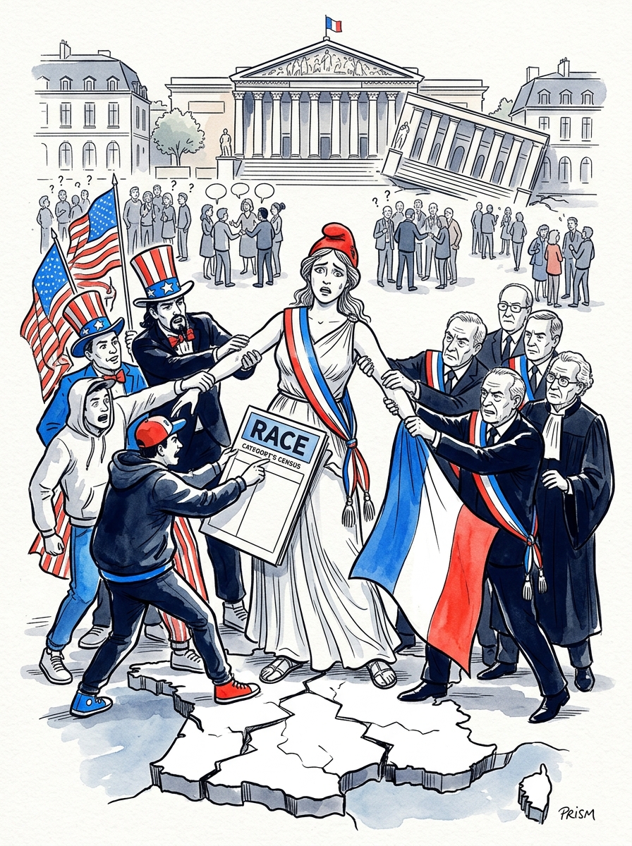 L'importation du débat racial américain en France divise la classe politique et menace l'universalisme républicain traditionnel