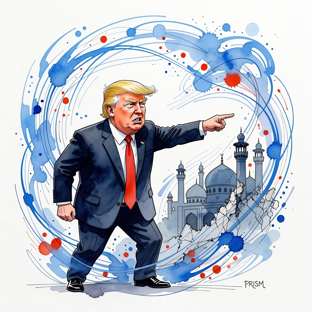 Donald Trump menace de décimer et détruire complètement lIran sil tente de lassassiner