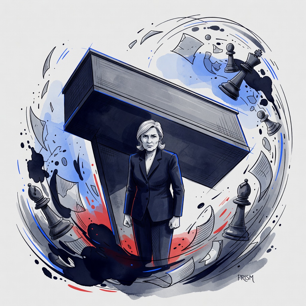 La justice décide ce mardi de l'inéligibilité de Marine Le Pen, menaçant sa candidature à 2027.