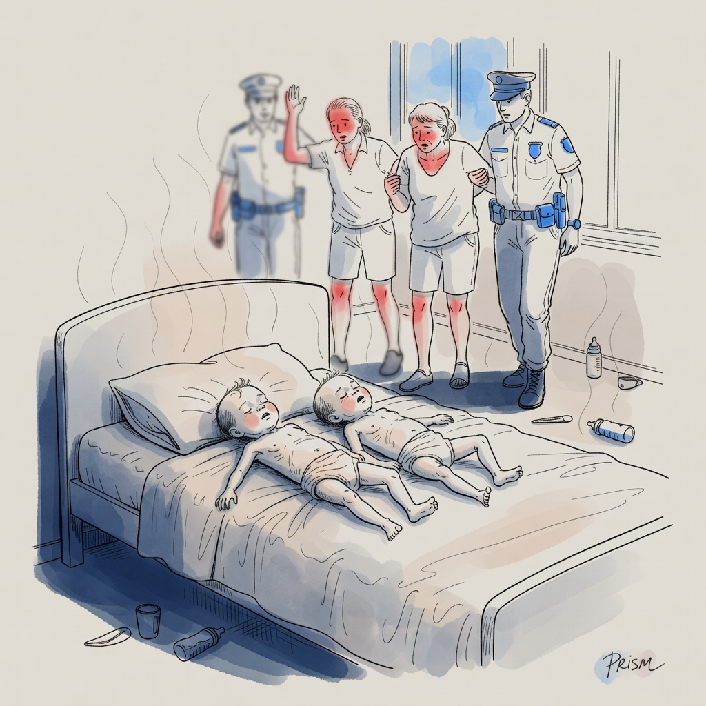 Deux jumelles de 15 mois meurent de déshydratation à Beuvrages, leurs parents en garde à vue.