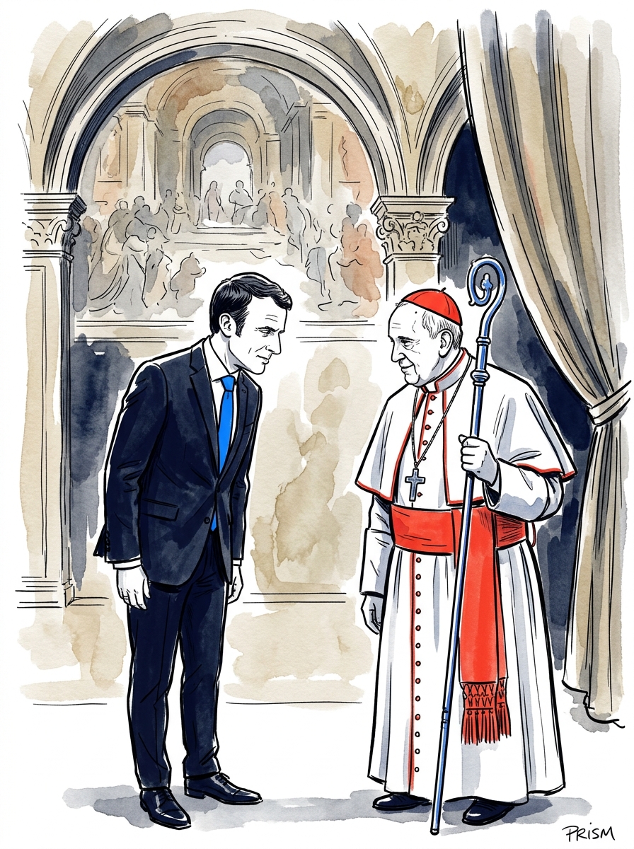 Emmanuel Macron va rencontrer le pape Léon XIV pour la première fois au Vatican