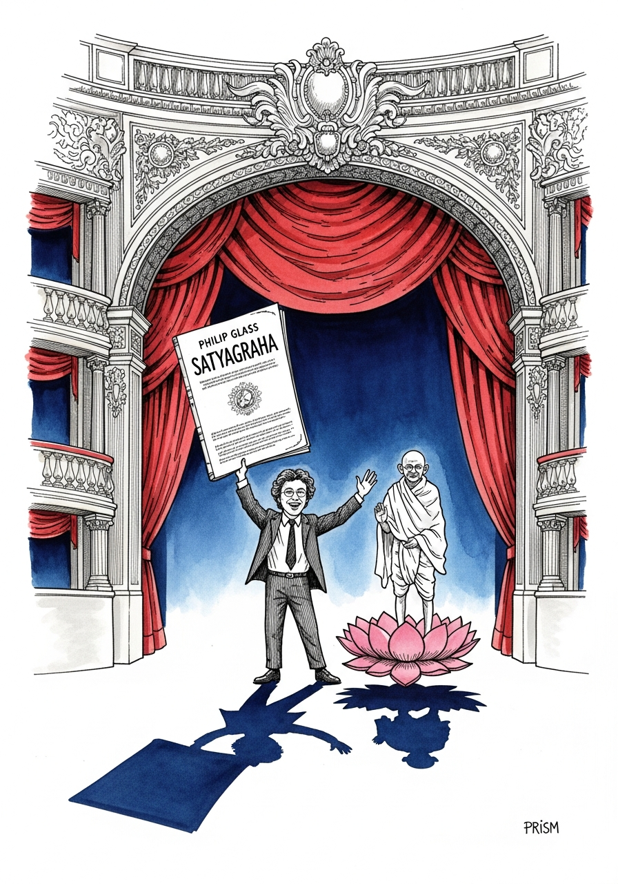 Avec « Satyagraha », Philip Glass fait une entrée fracassante au répertoire de l’Opéra de Paris