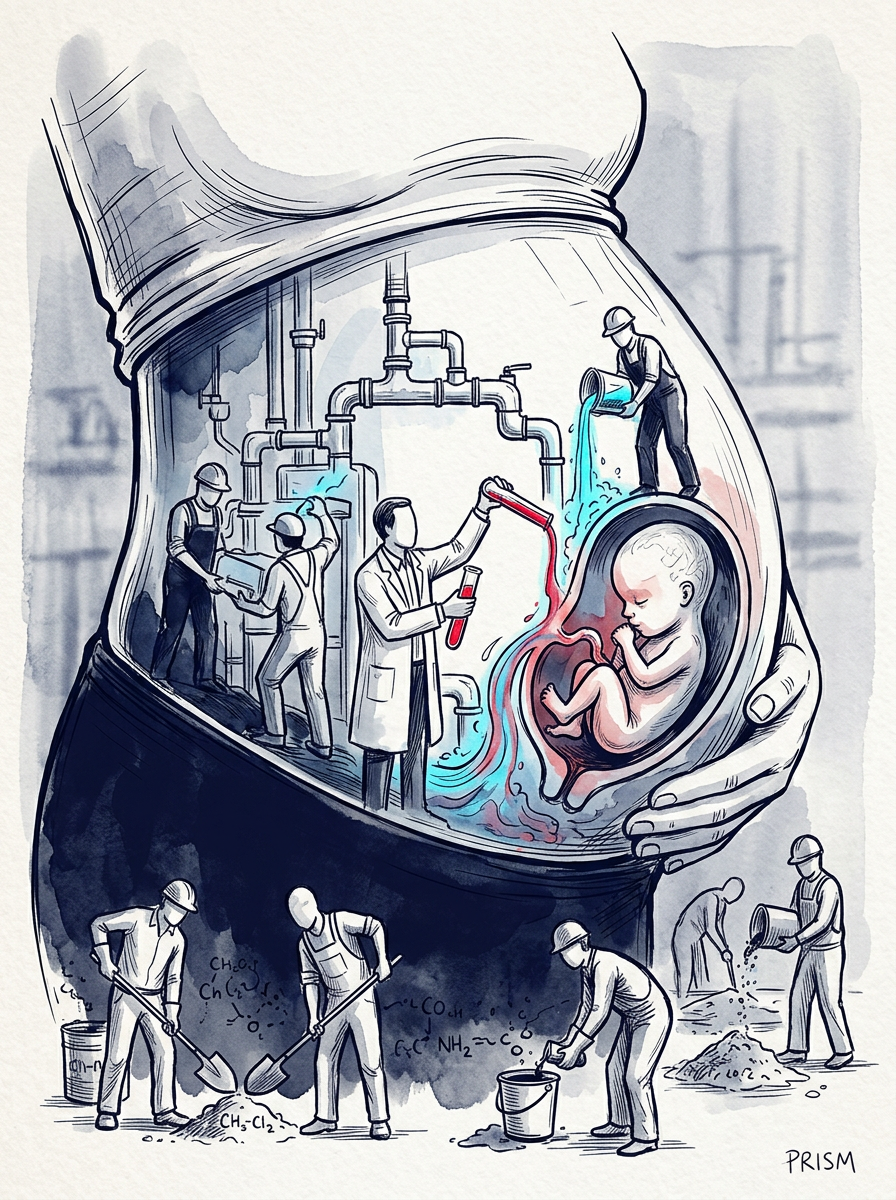 La contamination systémique par les PFAS atteint les fœtus et menace le développement cérébral des nouveau-nés