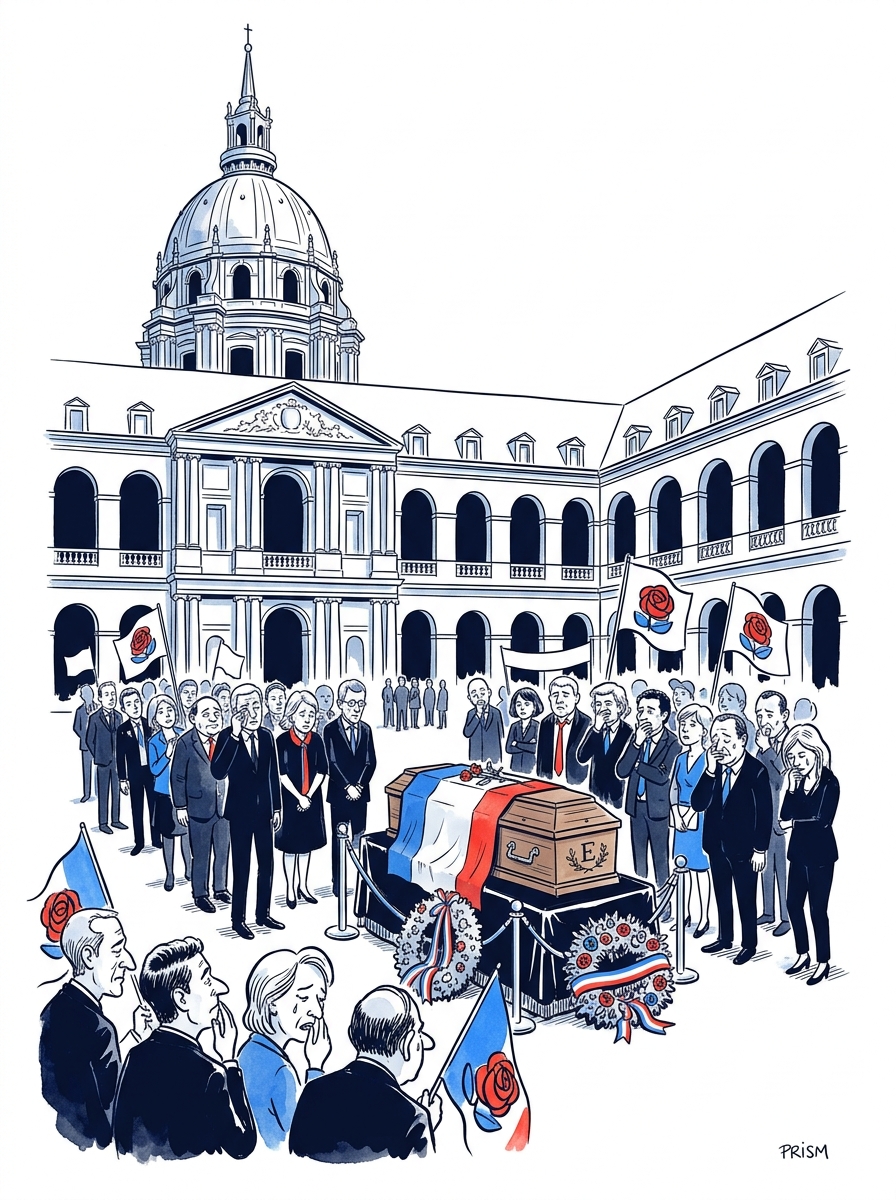 Les militants du PS rendent hommage à l'ancien Premier ministre Lionel Jospin