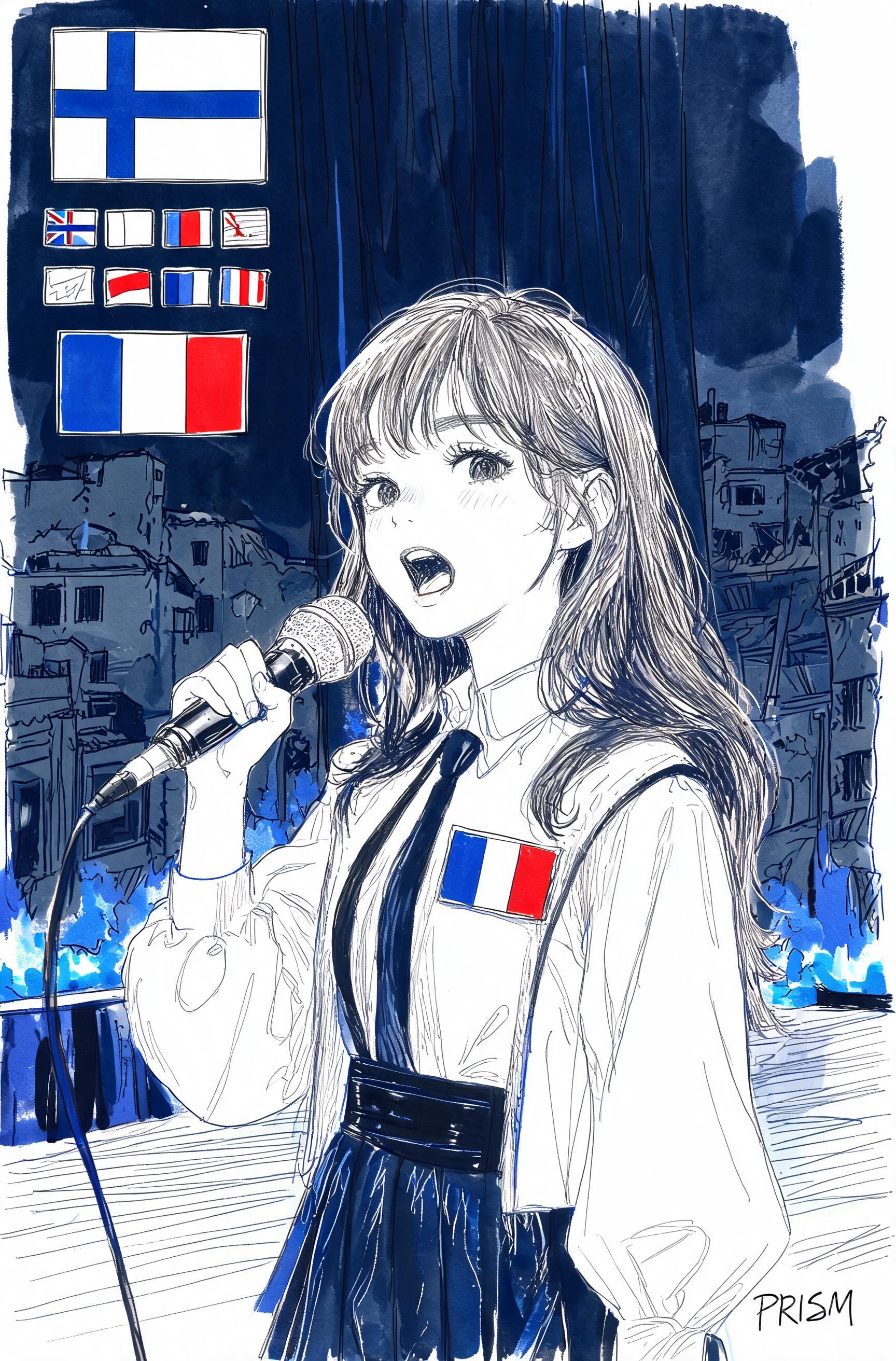 Monroe, 17 ans, chantera "Regarde!" en 15e position à l'Eurovision 2026 le 16 mai à 22h28.
