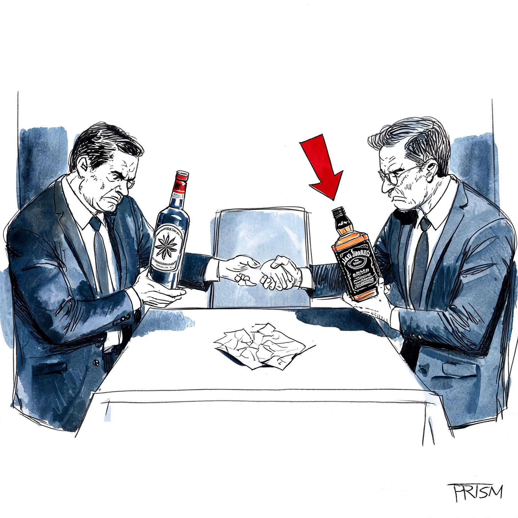 Pernod Ricard et Brown-Forman abandonnent leur fusion, l'action perd 9,8 % après désaccord sur contrôle.