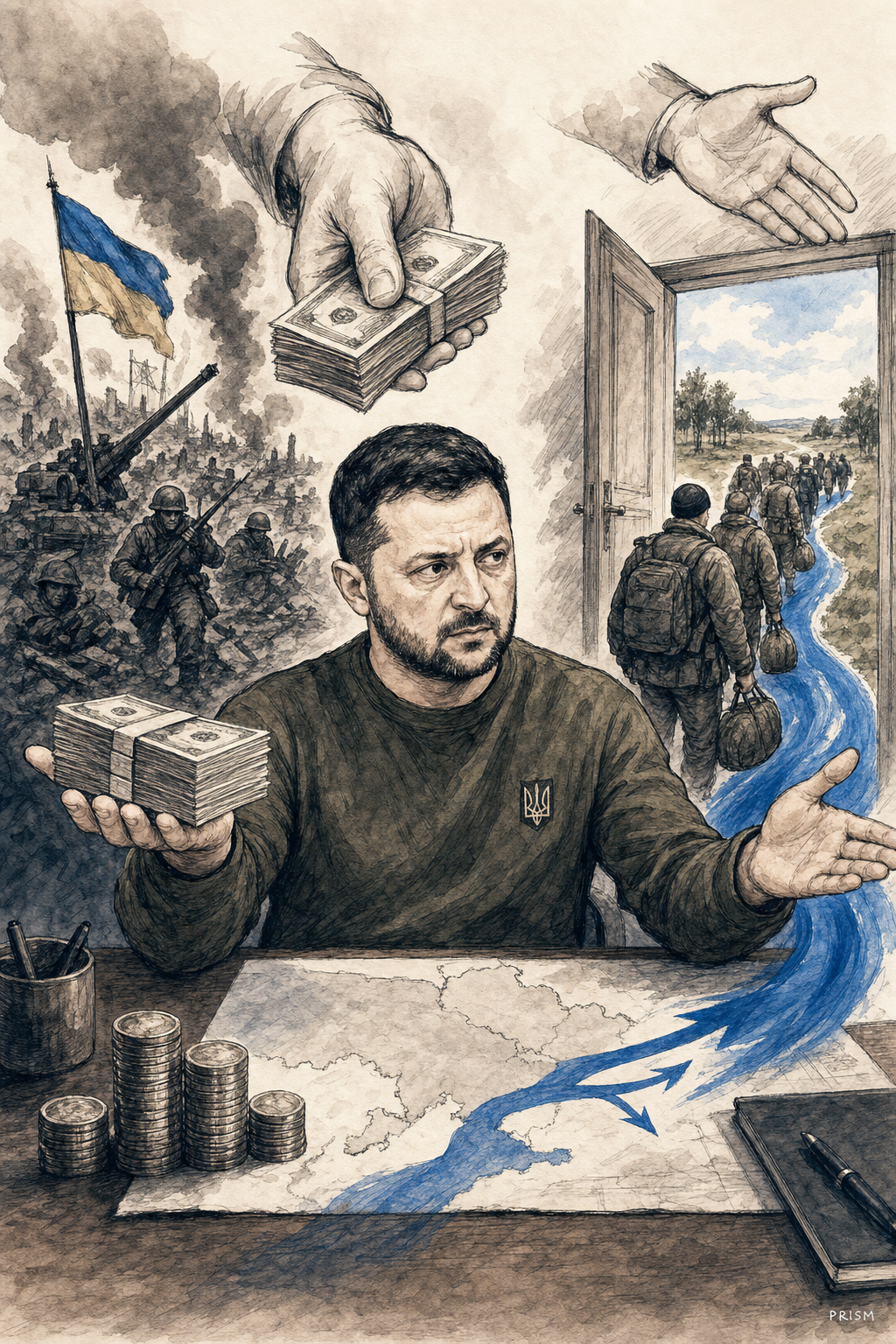 Zelensky annonce une hausse des salaires militaires et un plan de démobilisation par phases en Ukraine