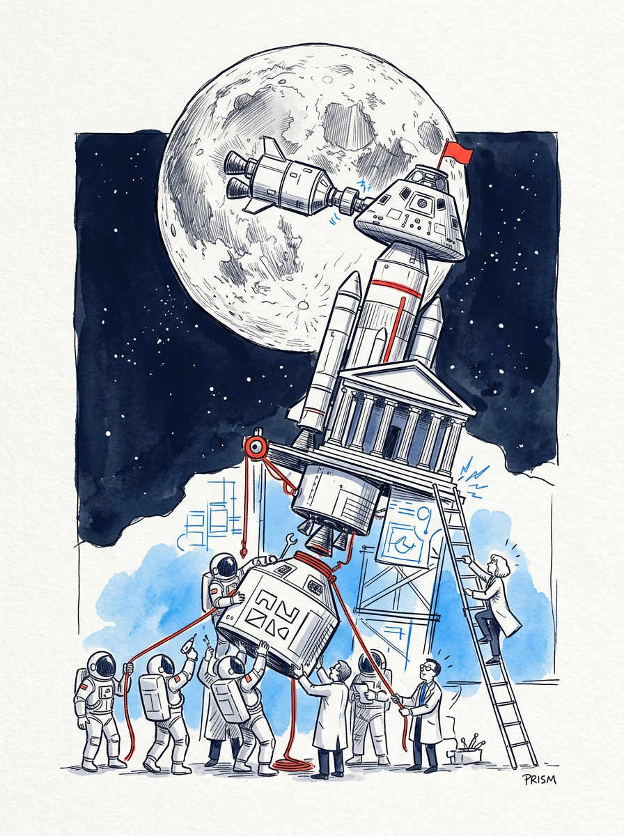 La NASA restructure Artemis Science pour garantir une présence lunaire permanente et devancer la Chine.