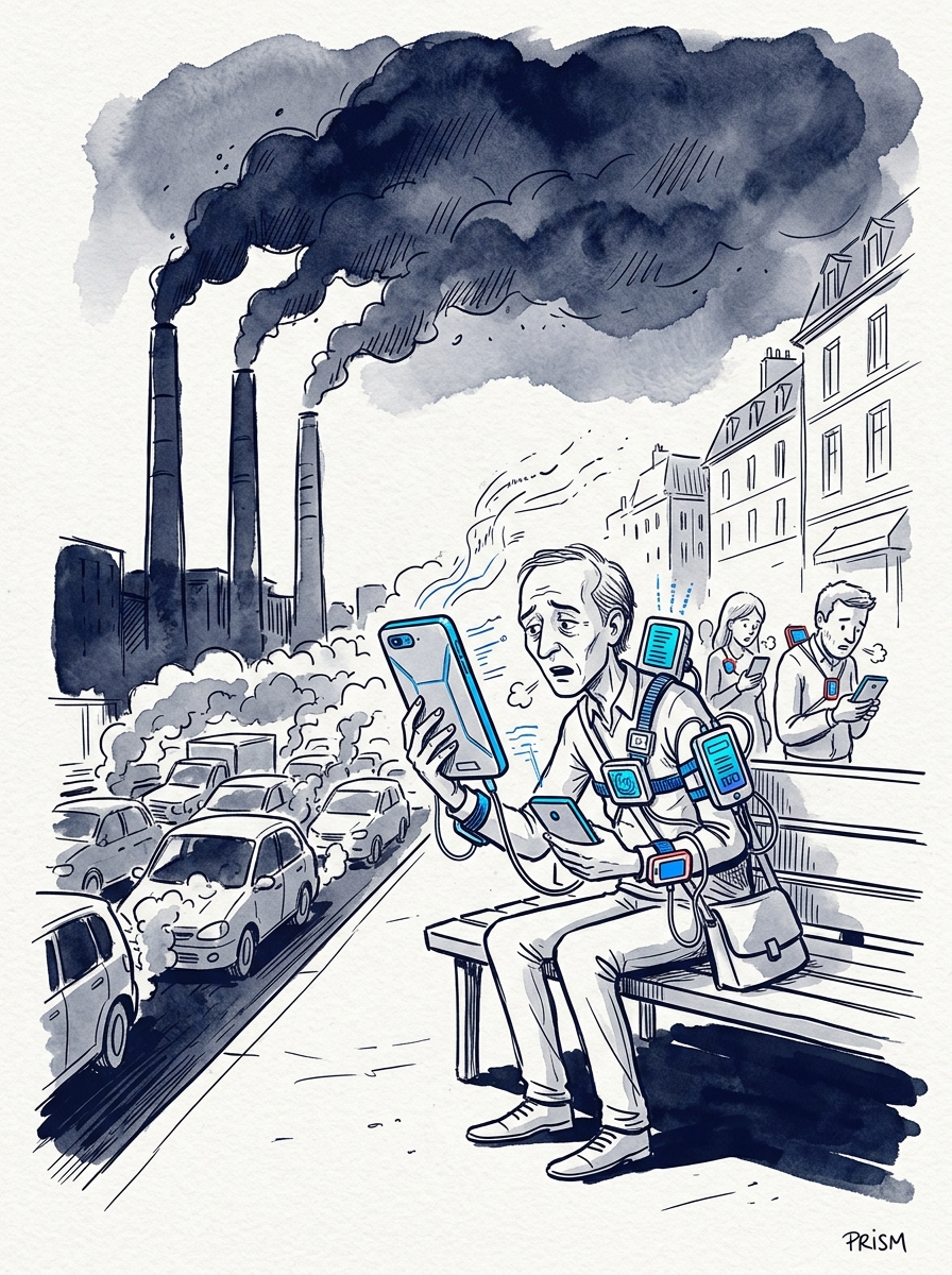 Pollution de l'air : le projet Polluscope déploie des capteurs mobiles pour protéger les patients respiratoires fragiles